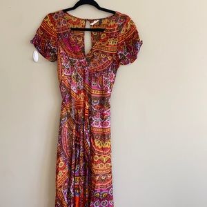 Colorful anthropology dress